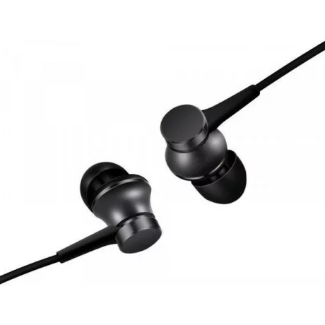 CASTI Xiaomi  Mi In-Ear Basic, pt. smartphone, cu fir, intraauriculare - butoni, microfon pe fir, conectare prin Jack 3.5 mm, negru, &quot;14273&quot; (timbru verde 0.18 lei)