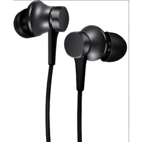 CASTI Xiaomi  Mi In-Ear Basic, pt. smartphone, cu fir, intraauriculare - butoni, microfon pe fir, conectare prin Jack 3.5 mm, negru, &quot;14273&quot; (timbru verde 0.18 lei)