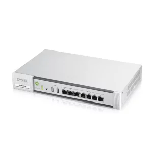 FIREWALL ZYXEL NSG200 Nebula Cloud, 5x LAN/DMZ, 2x WAN, 500 Mbps, IPSec, L2TP/IPSec, fanless, &quot;NSG200-ZZ0102F&quot; (timbru verde 4.00 lei)