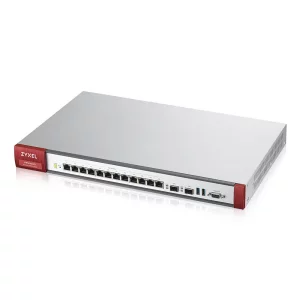 FIREWALL ZYXEL VPN1000, 12x LAN/DMZ, 2x SFP, 1500 Mbps, IKEv2, IPSec, SSL, L2TP/IPSec, fanless, &quot;VPN1000-EU0101F&quot; (timbru verde 4.00 lei)