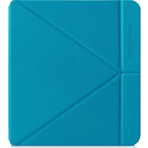 HUSA eReader, compatibil Kobo Libra H2O, piele PU, albastru, &quot;N873-AC-AQ-E-PU&quot;