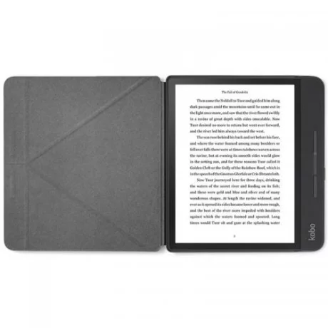 HUSA eReader, compatibil Kobo Libra H2O, piele PU, negru, &quot;N873-AC-BK-E-PU&quot;