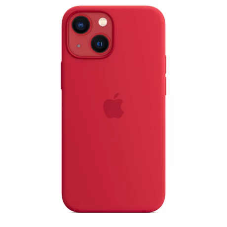 HUSA Smartphone Apple, pt iPhone 13 mini, tip back cover (protectie spate) cu MagSafe, silicon, MagSafe, rosu, &quot;mm233zm/a&quot;