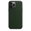 HUSA Smartphone Apple, pt iPhone 13 Pro Max, tip back cover (protectie spate) cu MagSafe, piele, MagSafe, verde, &quot;mm1q3zm/a&quot;