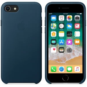 HUSA Smartphone Apple, pt iPhone 8 | iPhone 7, tip back cover (protectie spate), piele, ultrasubtire, albastru, &quot;mqhf2zm/a&quot;