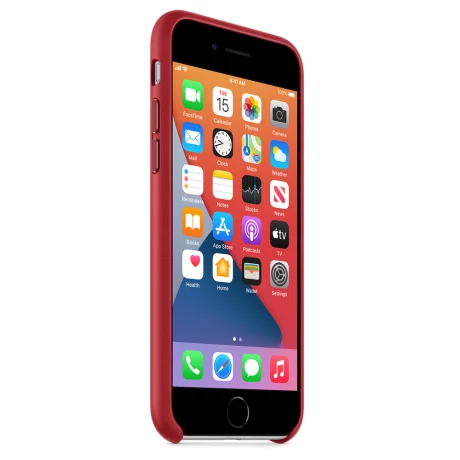 HUSA Smartphone Apple, pt iPhone SE2, tip back cover (protectie spate), piele, ultrasubtire, rosu, &quot;mxyl2zm/a&quot;
