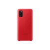 HUSA Smartphone Samsung, pt Galaxy A41, tip back cover (protectie spate), silicon, ultrasubtire, rosu, &quot;EF-PA415TREGEU&quot;