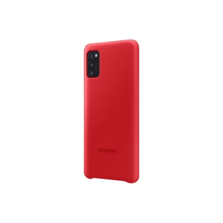 HUSA Smartphone Samsung, pt Galaxy A41, tip back cover (protectie spate), silicon, ultrasubtire, rosu, &quot;EF-PA415TREGEU&quot;