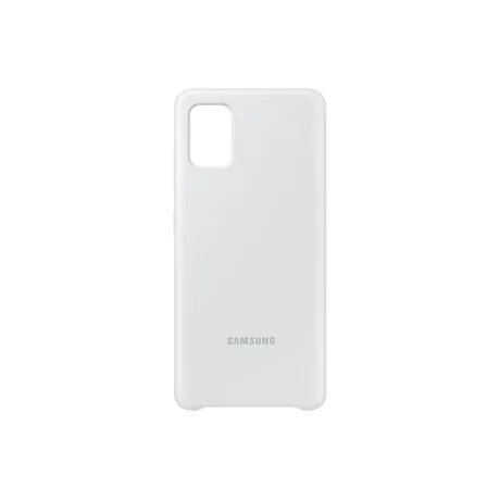 HUSA Smartphone Samsung, pt Galaxy A51, tip back cover (protectie spate), silicon, ultrasubtire, alb, &quot;EF-PA515TWEGEU&quot;