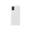 HUSA Smartphone Samsung, pt Galaxy A51, tip back cover (protectie spate), silicon, ultrasubtire, alb, &quot;EF-PA515TWEGEU&quot;