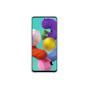 HUSA Smartphone Samsung, pt Galaxy A51, tip back cover (protectie spate), silicon, ultrasubtire, alb, &quot;EF-PA515TWEGEU&quot;