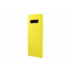 HUSA Smartphone Samsung, pt Galaxy S10+, tip back cover (protectie spate), piele, ultrasubtire, galben, &quot;EF-VG975LYEGWW&quot;