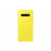 HUSA Smartphone Samsung, pt Galaxy S10+, tip back cover (protectie spate), piele, ultrasubtire, galben, &quot;EF-VG975LYEGWW&quot;