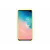 HUSA Smartphone Samsung, pt Galaxy S10+, tip back cover (protectie spate), piele, ultrasubtire, galben, &quot;EF-VG975LYEGWW&quot;