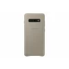 HUSA Smartphone Samsung, pt Galaxy S10+, tip back cover (protectie spate), piele, ultrasubtire, gri, &quot;EF-VG975LJEGWW&quot;