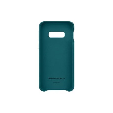 HUSA Smartphone Samsung, pt Galaxy S10E, tip back cover (protectie spate), piele, ultrasubtire, verde, &quot;EF-VG970LGEGWW&quot;