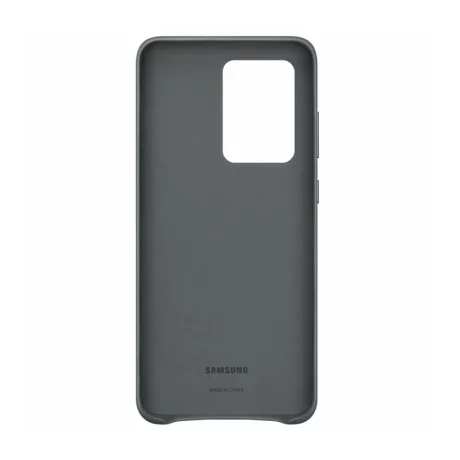 HUSA Smartphone Samsung, pt Galaxy S20 Ultra, tip back cover (protectie spate), piele, ultrasubtire, gri, &quot;EF-VG988LJEGEU&quot;