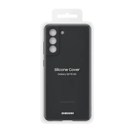 HUSA Smartphone Samsung, pt Galaxy S21 Fe, tip back cover (protectie spate), silicon, ultrasubtire, gri, &quot;EF-PG990TBEGWW&quot;