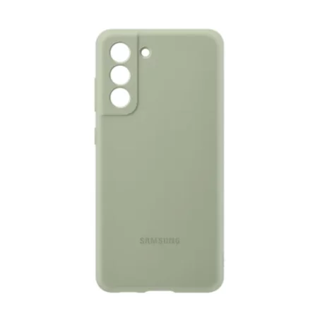 HUSA Smartphone Samsung, pt Galaxy S21 Fe, tip back cover (protectie spate), silicon, ultrasubtire, verde, &quot;EF-PG990TMEGWW&quot;