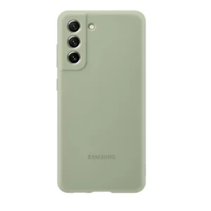 HUSA Smartphone Samsung, pt Galaxy S21 Fe, tip back cover (protectie spate), silicon, ultrasubtire, verde, &quot;EF-PG990TMEGWW&quot;