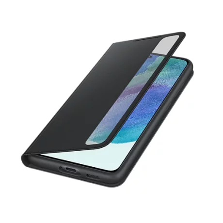 HUSA Smartphone Samsung, pt Galaxy S21 Fe, tip smart book cover, policarbonat | TPU, Smart Clear View, gri, &quot;EF-ZG990CBEGEE&quot;