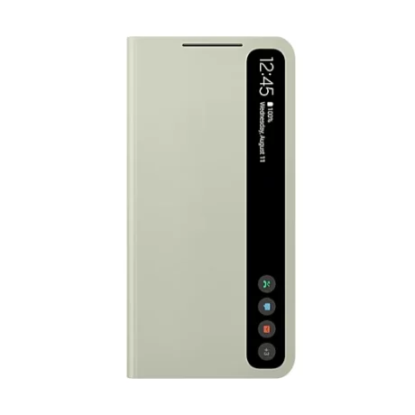 HUSA Smartphone Samsung, pt Galaxy S21 Fe, tip smart book cover, policarbonat | TPU, Smart Clear View, verde, &quot;EF-ZG990CMEGEE&quot;