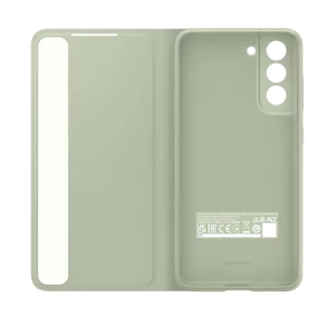 HUSA Smartphone Samsung, pt Galaxy S21 Fe, tip smart book cover, policarbonat | TPU, Smart Clear View, verde, &quot;EF-ZG990CMEGEE&quot;