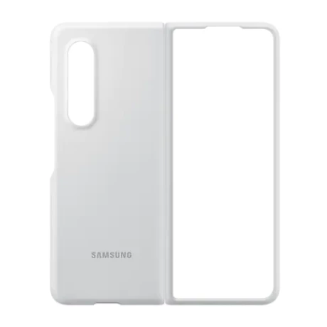 HUSA Smartphone Samsung, pt Galaxy Z Fold3, tip back cover (protectie spate), silicon, ultrasubtire, alb, &quot;EF-PF926TWEGWW&quot;