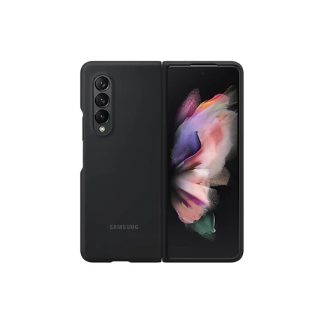 HUSA Smartphone Samsung, pt Galaxy Z Fold3, tip back cover (protectie spate), silicon, ultrasubtire, negru, &quot;EF-PF926TBEGWW&quot;