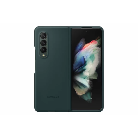 HUSA Smartphone Samsung, pt Galaxy Z Fold3, tip back cover (protectie spate), silicon, ultrasubtire, verde, &quot;EF-PF926TGEGWW&quot;