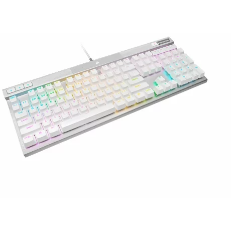 K70 PRO RGB Optical-Mechanical Gaming Keyboard with PBT DOUBLE SHOT PRO Keycaps - White &quot;CH-910951A-NA&quot;, (timbru verde 0.8 lei)