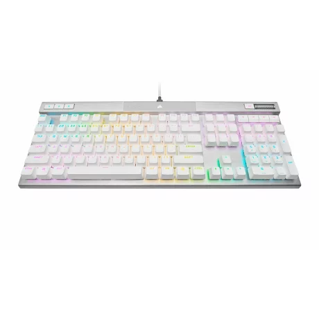 K70 PRO RGB Optical-Mechanical Gaming Keyboard with PBT DOUBLE SHOT PRO Keycaps - White &quot;CH-910951A-NA&quot;, (timbru verde 0.8 lei)