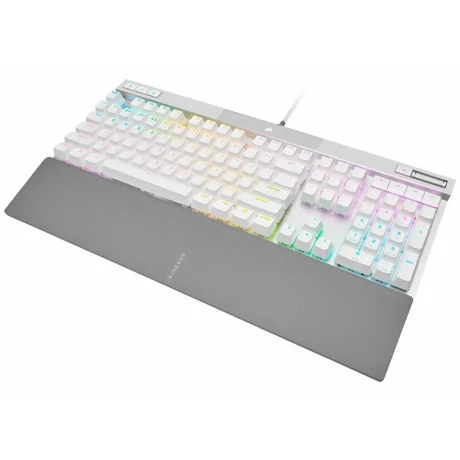 K70 PRO RGB Optical-Mechanical Gaming Keyboard with PBT DOUBLE SHOT PRO Keycaps - White &quot;CH-910951A-NA&quot;, (timbru verde 0.8 lei)