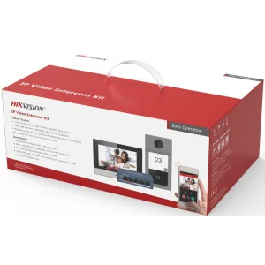 KIT VIDEOINTERON IP 1FAMILIE &quot;DS-KIS604-S(B)&quot; (timbru verde 0.8 lei)