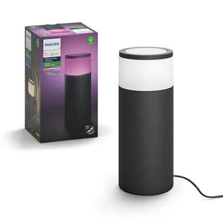 LAMPA exterior smart PHILIPS, LED, soclu E27, putere 8 W, tip lumina multicolora, 600 lumeni, alimentare 220 - 230 V, &quot;915005630301&quot; (timbru verde 0.8 lei)