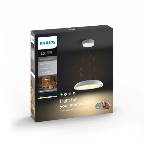 LUSTRA smart PHILIPS, LED, soclu integrat, putere 39 W, tip lumina alb, 3.000 lumeni, alimentare 220 - 230 V, &quot;000008718696159187&quot; (timbru verde 4.00 lei)
