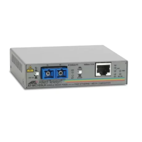 Media Converter [AT-MC103SC/FS3-20], 100TX (RJ-45) to 100FX SC single-mode (min.15 km - max.75 km) &quot;990-01755-20&quot;