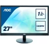 MONITOR AOC 27&quot; gaming, TN, Full HD (1920 x 1080), Wide, 300 cd/mp, 2 ms, VGA, DVI, HDMI, &quot;E2770SH&quot; (timbru verde 7 lei)