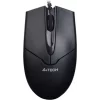 MOUSE A4Tech USB optic, 1000dpi, 3 butoane, 1 rotita scroll (4 directii), black, &quot;N-301&quot;   (timbru verde 0.18 lei)