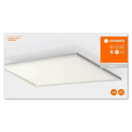 PANOU LED OSRAM, LED, soclu integrat, putere 15 W, tip lumina alb rece, 1500 lumeni, alimentare 220 - 230 V, &quot;000004058075268081&quot; (timbru verde 0.8 lei)