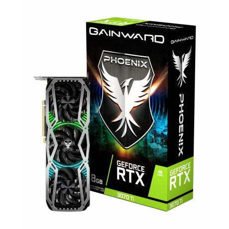 Placa video Gainward GeForce RTX 3070 Ti Phoenix 8GB GDDR6X 256bits &quot;471056224-2713&quot;