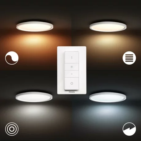 PLAFONIERA LED PHILIPS HUE AURELLE &quot;000008718696175873&quot; (timbru verde 0.8 lei)