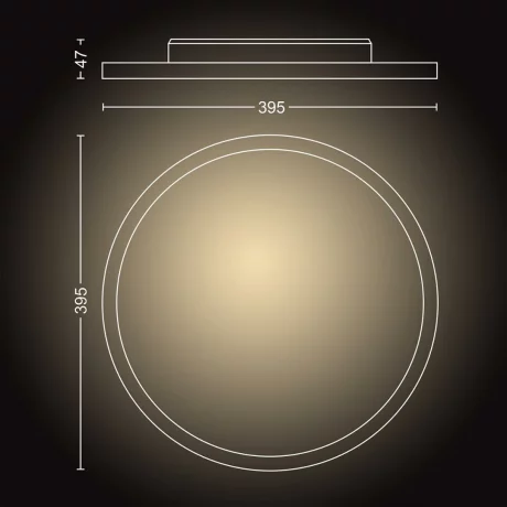 PLAFONIERA LED PHILIPS HUE AURELLE &quot;000008718696175873&quot; (timbru verde 0.8 lei)
