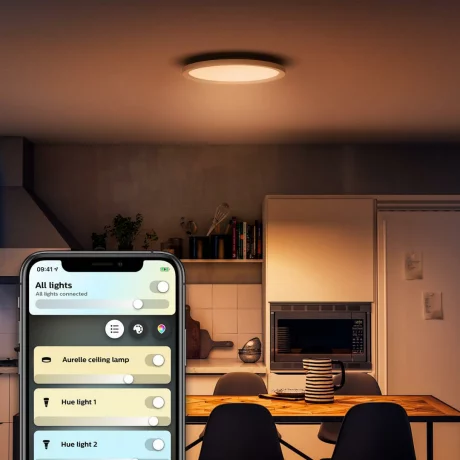 PLAFONIERA LED PHILIPS HUE AURELLE &quot;000008718696175873&quot; (timbru verde 0.8 lei)
