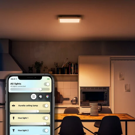 PLAFONIERA smart PHILIPS, LED, soclu integrat, putere 28 W, tip lumina alb, 2200 lumeni, alimentare 220 - 230 V, &quot;000008718696175842&quot; (timbru verde 0.8 lei)