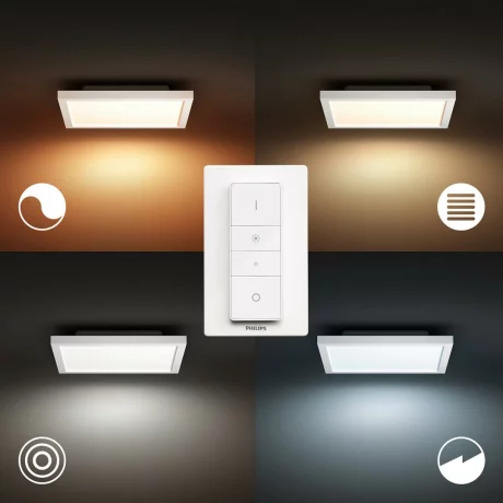 PLAFONIERA smart PHILIPS, LED, soclu integrat, putere 28 W, tip lumina alb, 2200 lumeni, alimentare 220 - 230 V, &quot;000008718696175842&quot; (timbru verde 0.8 lei)
