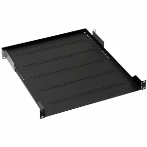 RAFT FIX perforat TRITON 1U, pt rack 19 inch, adancime 250 mm, sarcina maxima 15 Kg, negru, &quot;RAB-UP-250-A4&quot;