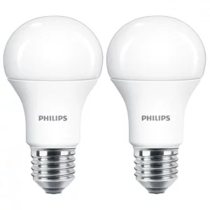 SET 2 becuri LED Philips, soclu E27, putere 12.5W, forma clasic, lumina alb rece, alimentare 220 - 240 V, &quot;000008718696813737&quot; (timbru verde 0.9 lei)