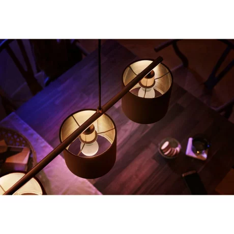 SET 2 becuri smart LED Philips, soclu E14, putere 5.7W, forma clasic, lumina alb, alimentare 220 - 240 V, &quot;000008719514266902&quot; (timbru verde 0.9 lei)