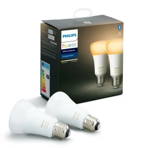SET 2 KIT smart LED Philips, soclu E27, putere 8.5W, forma clasic, lumina toate nuantele de alb, alimentare 220 - 240 V, &quot;000008718699673369&quot;(timbru verde 0.9 lei)